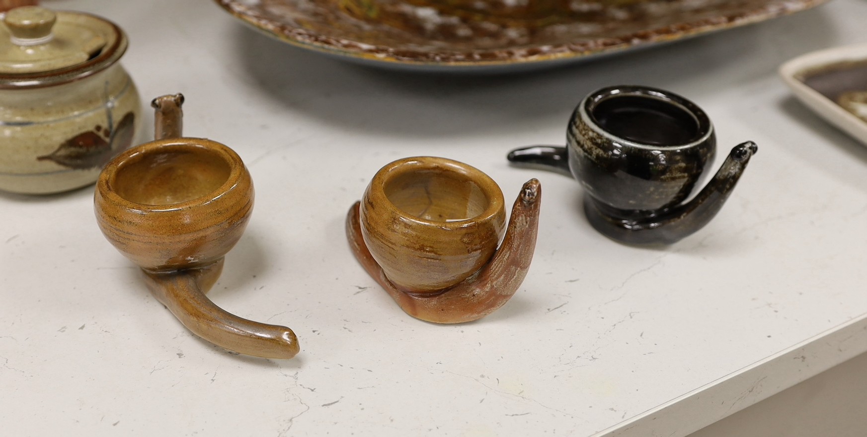 A selection of various contemporary ceramics, to include, Marianne deTrey, Christ Aston, Rowena Kinsman and others